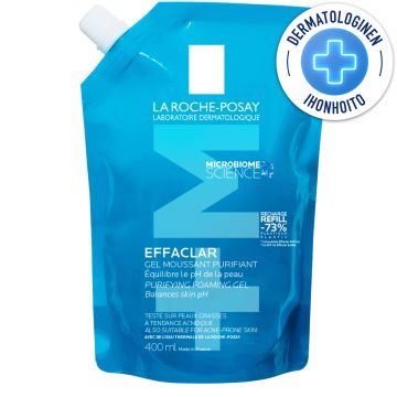 LRP EFFACLAR-puhdistusgeeli täyttöpakkaus 400 ml