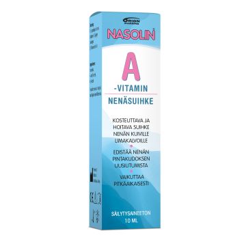 NASOLIN A-VITAMIN NENÄSUIHKE 10 ml