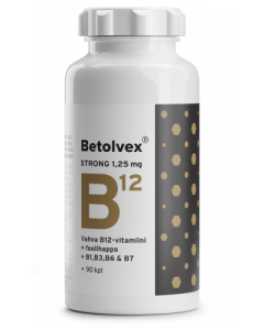 Betolvex Strong 1,25 mg B12-vitamiini 90 kaps
