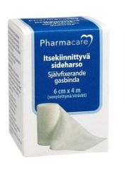 Pharmacare Itsekiinn. sideharso 6cmx4m 1 kpl