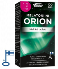 MELATONIINI ORION 1,9 MG NIELTÄVÄ 100 TABL