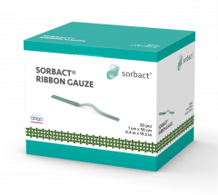 Sorbact Ribbon Gauze 1cm x 50cm CE 98118 20 KPL
