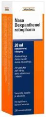 NASO DEXPANTHENOL  RATIOPHARM NENÄSUMUTE 20 ML